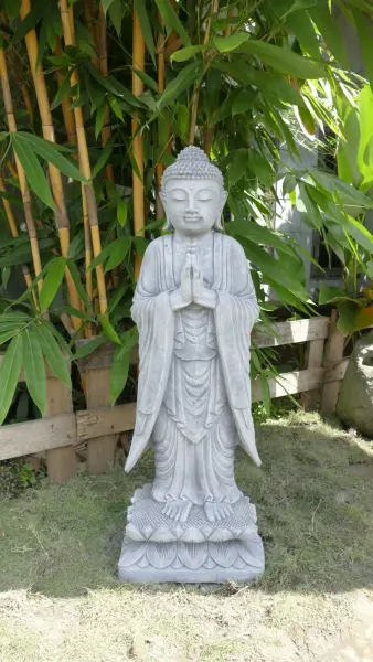 Product image 4 of the product “Jagan - Standing Buddha, 106cm H | cast stone ”